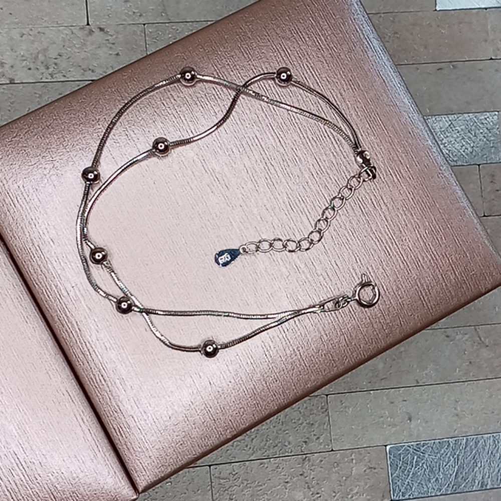 Silver Plated Satellite Bracelet New
